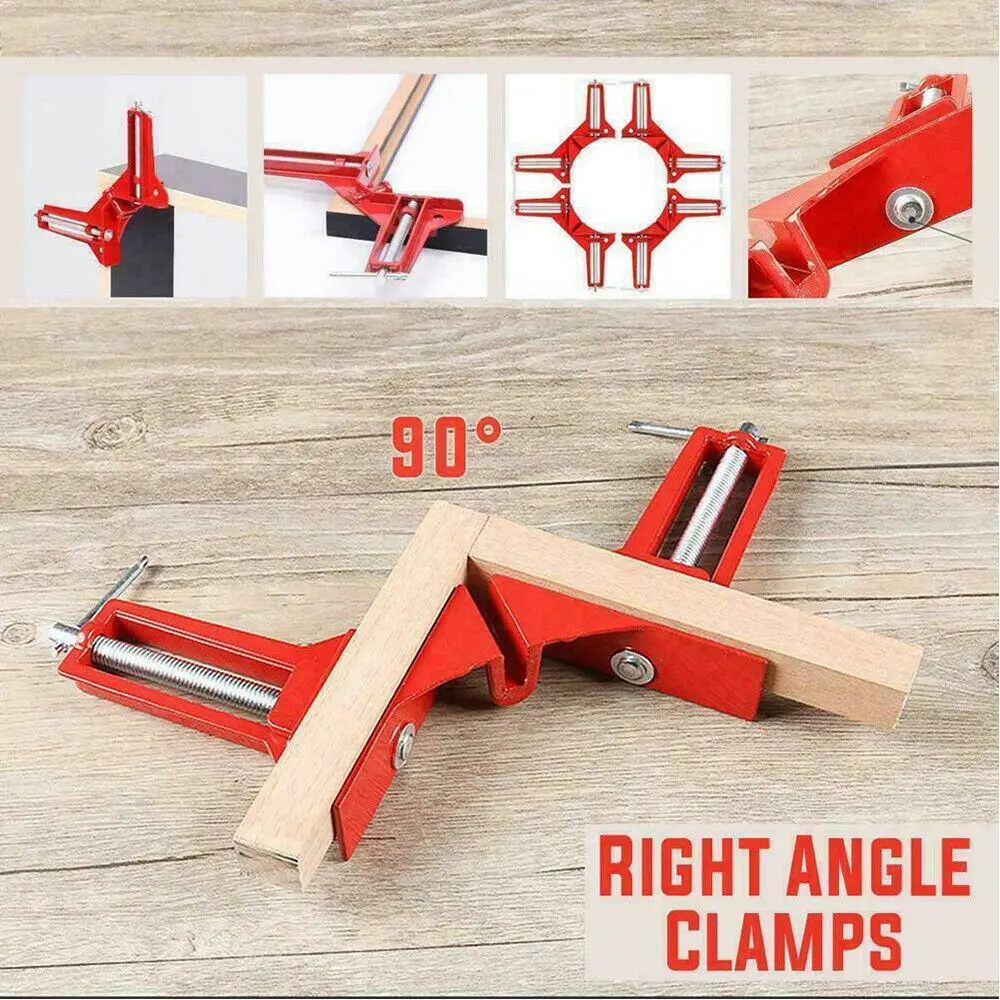 4inch 90 Degree Right Clip Picture Frame Corner Clamp 100mm Clamps Corner Holder Woodworking Hand Tool Multifunction Tool
4inch 90 Degree Right Clip Picture Frame Corner Clamp 100mm Clamps Corner Holder Woodworking Hand Tool Multifunction Tool