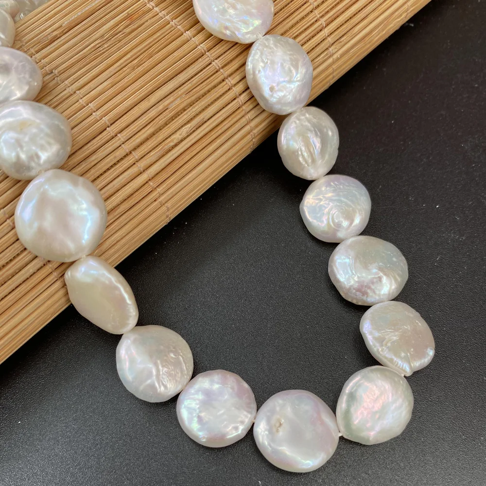 Natural Freshwater Pearl Button Shaped DIY For Making Bracelets Necklaces And Other Accessories 36cm
Natural Freshwater Pearl Button Shaped DIY For Making Bracelets Necklaces And Other Accessories 36cm