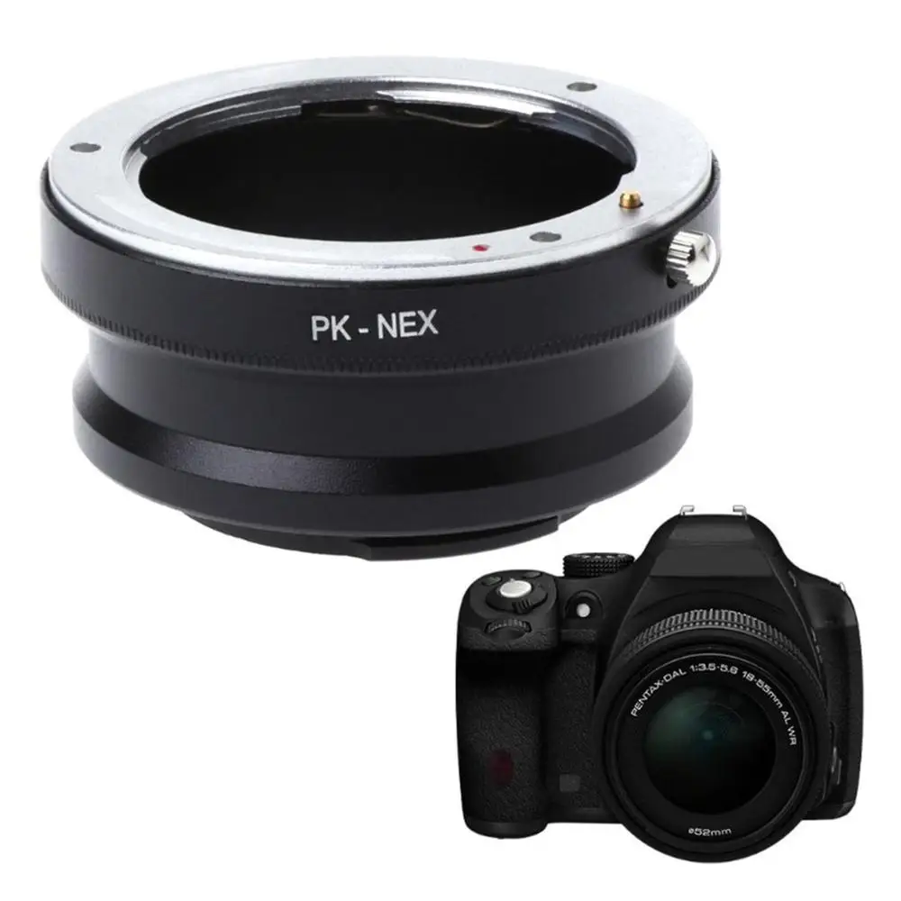 

PK-NEX Adapter Digital Ring Camera Lens Adapter for Pentax PK K-mount Lens for Sony NEX E-Mount Cameras