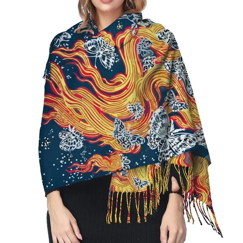 2021 new women's autumn and winter fire-burning butterfly pattern cashmere dual-purpose scarf super long thick warm art shawl
2021 new women's autumn and winter fire-burning butterfly pattern cashmere dual-purpose scarf super long thick warm art shawl