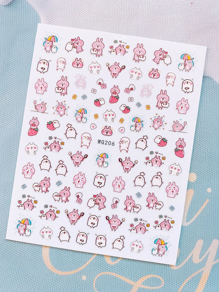 Cute Cartoons Nail Stickers Anime Stickers Sliders for Nails Art Design All for Manicure Decorations Accessories Sticker
Cute Cartoons Nail Stickers Anime Stickers Sliders for Nails Art Design All for Manicure Decorations Accessories Sticker