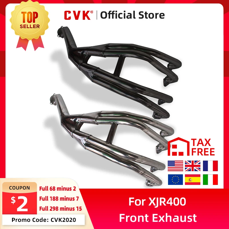 CVK Stainless Steel Motorcycles Front Exhaust Pipe Manifold Header Exhaust Tube For Yamaha XJR400 XJR 400
CVK Stainless Steel Motorcycles Front Exhaust Pipe Manifold Header Exhaust Tube For Yamaha XJR400 XJR 400