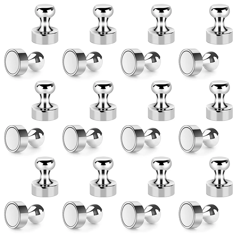 24 Pcs 12x16mm Magnetic Push Pins Whiteboard Magnets for Offices Classrooms Whiteboards Bulletin Boards Refrigerators
24 Pcs 12x16mm Magnetic Push Pins Whiteboard Magnets for Offices Classrooms Whiteboards Bulletin Boards Refrigerators