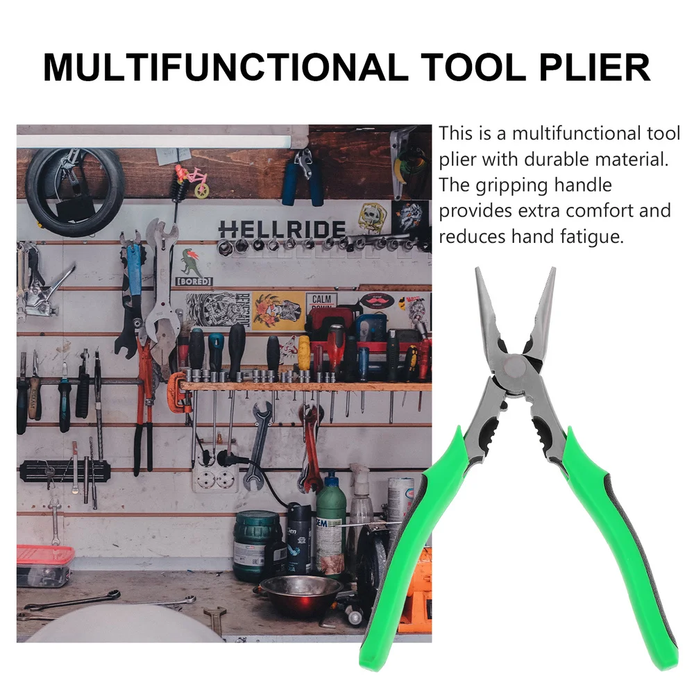 1pc Steel Wire Stripper Sharp Nose Pliers Multi-purpose Wire Stripping Plier
1pc Steel Wire Stripper Sharp Nose Pliers Multi-purpose Wire Stripping Plier