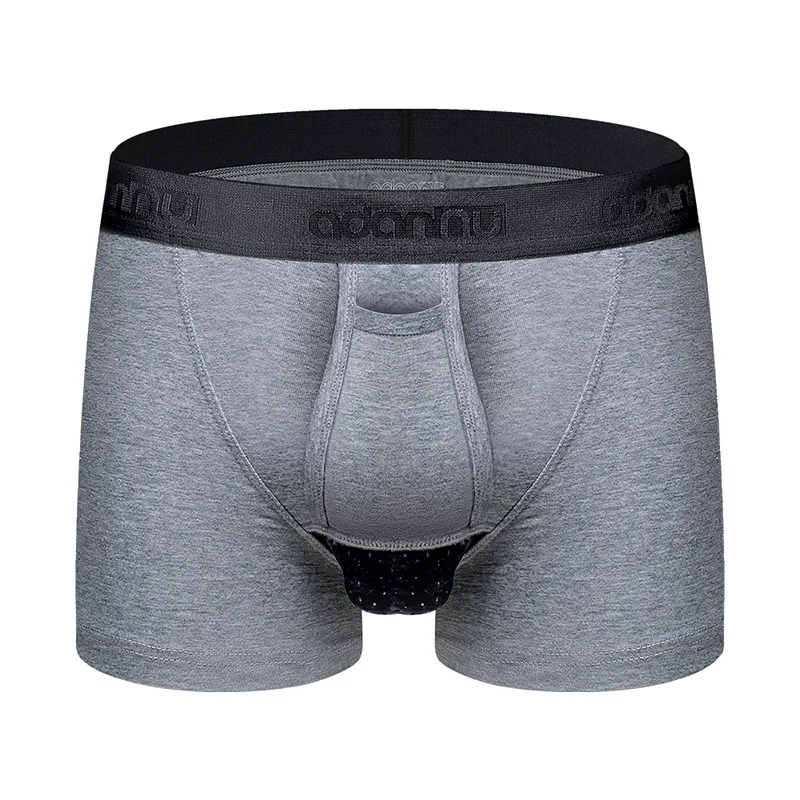 ADANNUA pure cotton bullet separation boxer briefs scrotum pocket function boxer briefs men mens ice silk seamless underwear
ADANNUA pure cotton bullet separation boxer briefs scrotum pocket function boxer briefs men mens ice silk seamless underwear