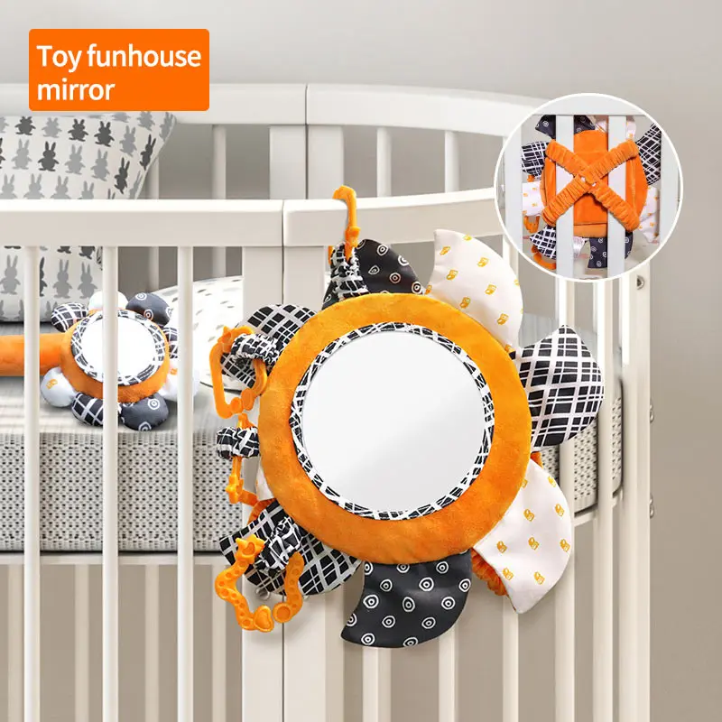 Baby Plush Toys Baby Carriage Pendant Baby Mirror Plush Hand-Held Makeup Mirror Sunflower Toy Mirror Baby Bed Hanging Toy 
Baby Plush Toys Baby Carriage Pendant Baby Mirror Plush Hand-Held Makeup Mirror Sunflower Toy Mirror Baby Bed Hanging Toy