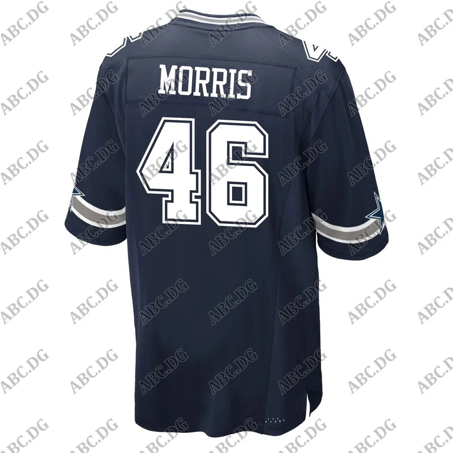 

Customized Stitch American Football Jersey Men Women Kid Youth Dallas Alfred Morris Navy Game Jersey