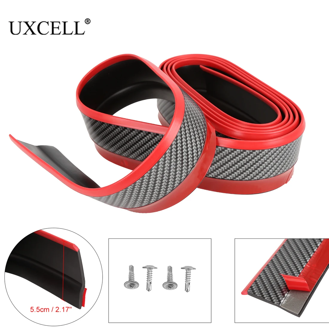 Uxcell 250*5,5 см губа для автомобильного бампера, резиновые протекторы для автомобильного бампера, внешние молдинги, бампер, полоса для губ, черный или углеродного волокна
Uxcell 250*5,5 см губа для автомобильного бампера, резиновые протекторы для автомобильного бампера, внешние молдинги, бампер, полоса для губ, черный или углеродного волокна