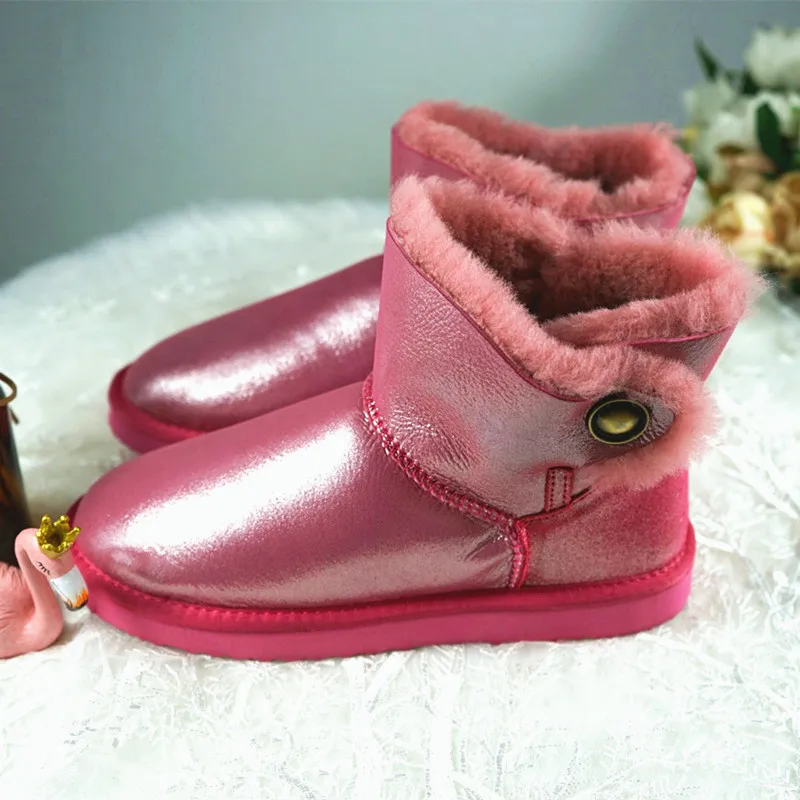 New 2021 Real Sheepskin Free Shipping Women's Shoes Nature Fur Wool Leather Woman Snow Boots 100% Genuine Sheepskin Boots
New 2021 Real Sheepskin Free Shipping Women's Shoes Nature Fur Wool Leather Woman Snow Boots 100% Genuine Sheepskin Boots