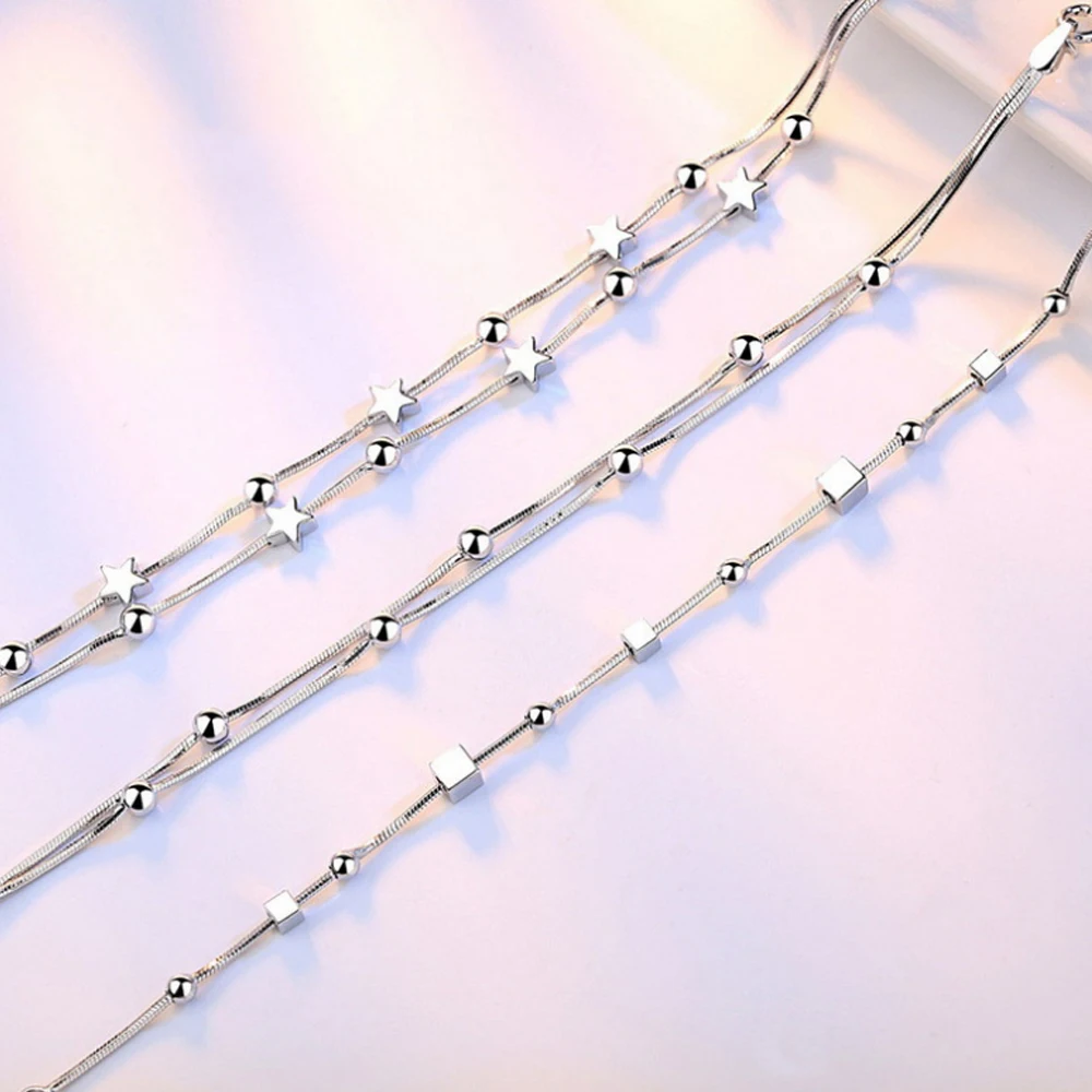 2021 New Fashion 925 Silver Bracelets for Women Jewelry High Quality Fashion Woman Bracelet Square Simple Bracelet Length 20CM
2021 New Fashion 925 Silver Bracelets for Women Jewelry High Quality Fashion Woman Bracelet Square Simple Bracelet Length 20CM