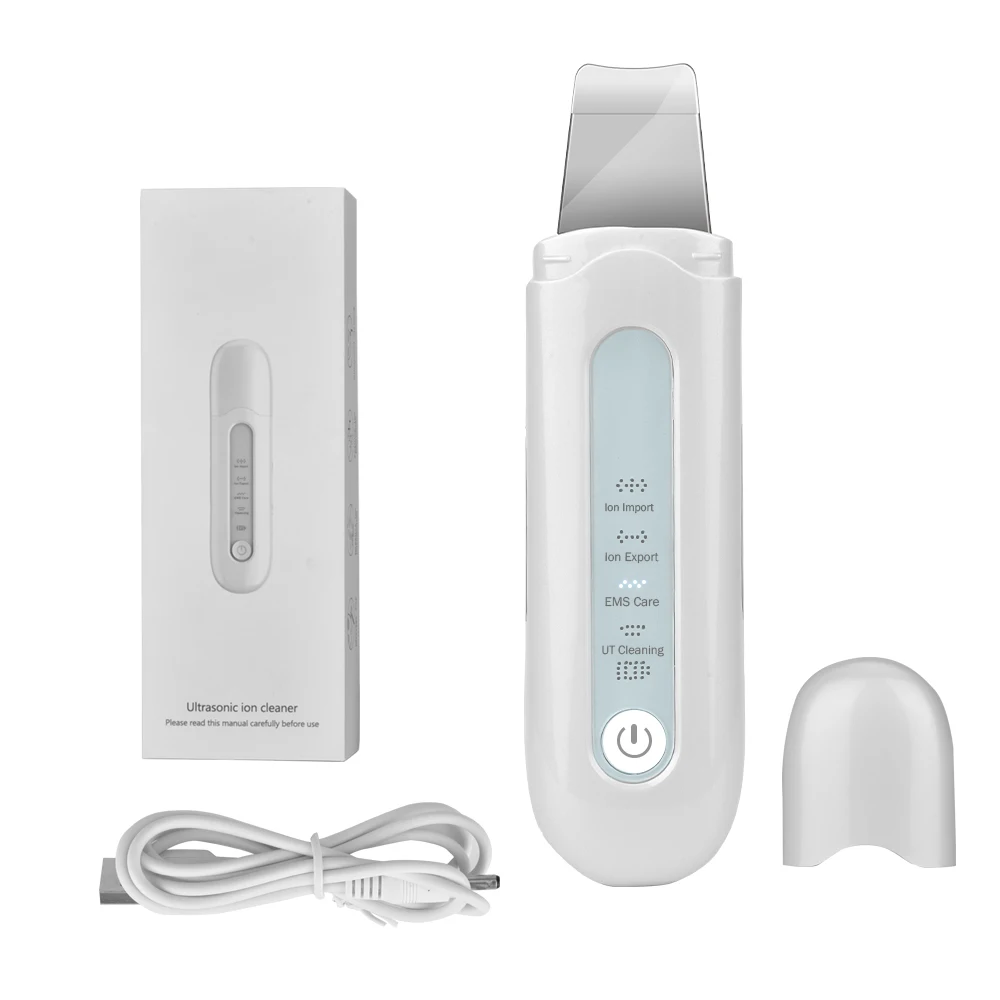 Blackhead Removal Skin Scrubber Ion Vibration Acne Exfoliating Peeling Spatula Ultrasonic Deep Face Cleaning Pore Cleaner Tool
Blackhead Removal Skin Scrubber Ion Vibration Acne Exfoliating Peeling Spatula Ultrasonic Deep Face Cleaning Pore Cleaner Tool
