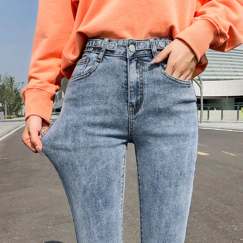 Plus Size Retro Blue Jeans Women 2020 Autumn New Daily Casual Denim Advanced Stretch High Waist Pants Female Black Slim Trousers
Plus Size Retro Blue Jeans Women 2020 Autumn New Daily Casual Denim Advanced Stretch High Waist Pants Female Black Slim Trousers