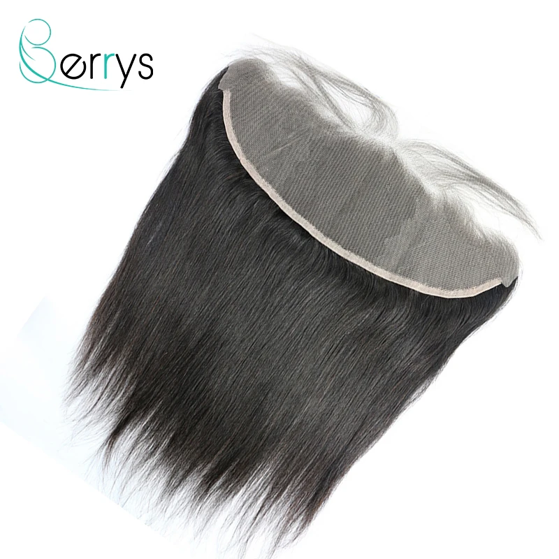 Berryshair 10A бразильские человеческие волосы 13X4 прозрачные кружевные фронтальные
