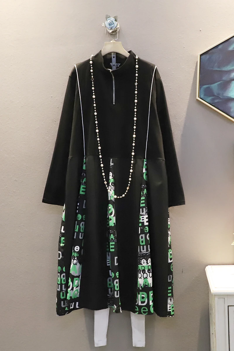 QING MO Fashion Brand Women Spring Dress Women Plus Size A Line Dress Female Letter Patchwork Dress 2021 ZQY6346
QING MO Fashion Brand Women Spring Dress Women Plus Size A Line Dress Female Letter Patchwork Dress 2021 ZQY6346
