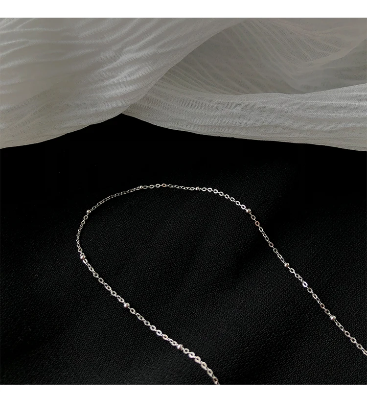 925 Sterling Silver Choker Necklace For Women Round Bead Link Chain Necklace Christmas Jewelry dz200
925 Sterling Silver Choker Necklace For Women Round Bead Link Chain Necklace Christmas Jewelry dz200