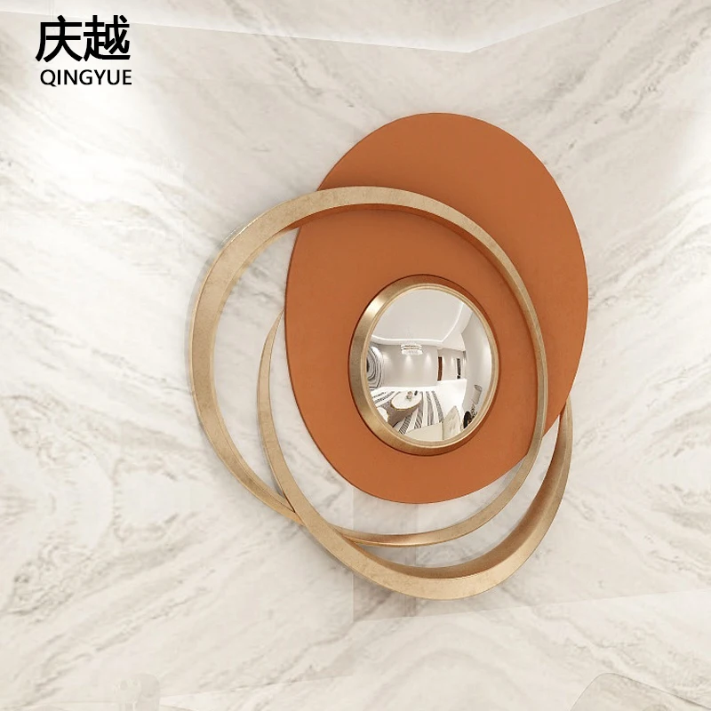 European Luxury Wrought Iron Decorative Mirror Wall Hanging Home Livingroom Wall Murals Crafts Hotel Background 3D Wall Sticker
European Luxury Wrought Iron Decorative Mirror Wall Hanging Home Livingroom Wall Murals Crafts Hotel Background 3D Wall Sticker