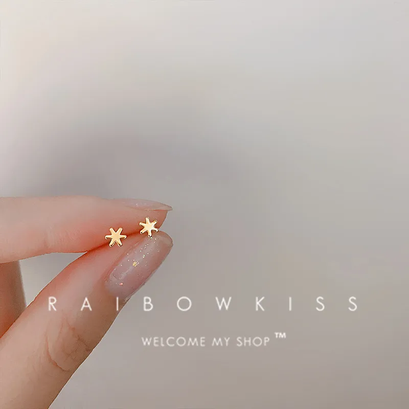 FMILY S925 Silver Needle Cute Star Earrings Female Fashion Temperament Romantic Simple Geometric Jewelry for Girlfriend Gifts
FMILY S925 Silver Needle Cute Star Earrings Female Fashion Temperament Romantic Simple Geometric Jewelry for Girlfriend Gifts