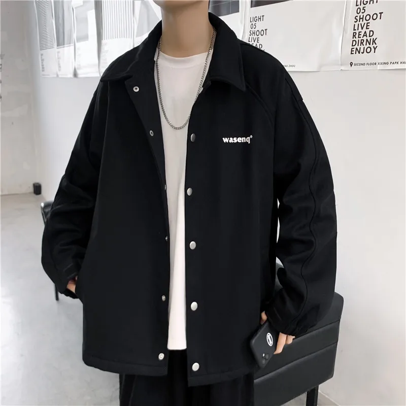 Fashion Men's Jacket Spring And Autumn Korean Loose Tooling Jacket Plus Size Clothes Mens Jacket Korean Fashion Hippie Clothes
Fashion Men's Jacket Spring And Autumn Korean Loose Tooling Jacket Plus Size Clothes Mens Jacket Korean Fashion Hippie Clothes