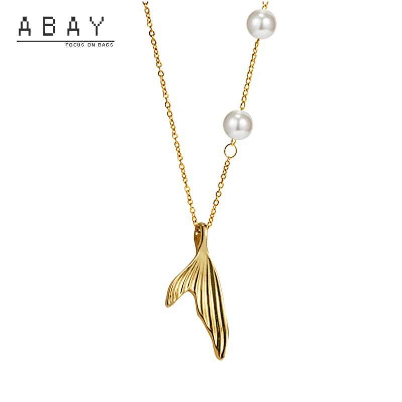Women Titanium Steel Fishtail Pendant New Fashion Temperament Pearl Simple Versatile High Sense Exquisite Female Clavicle Chain
Women Titanium Steel Fishtail Pendant New Fashion Temperament Pearl Simple Versatile High Sense Exquisite Female Clavicle Chain
