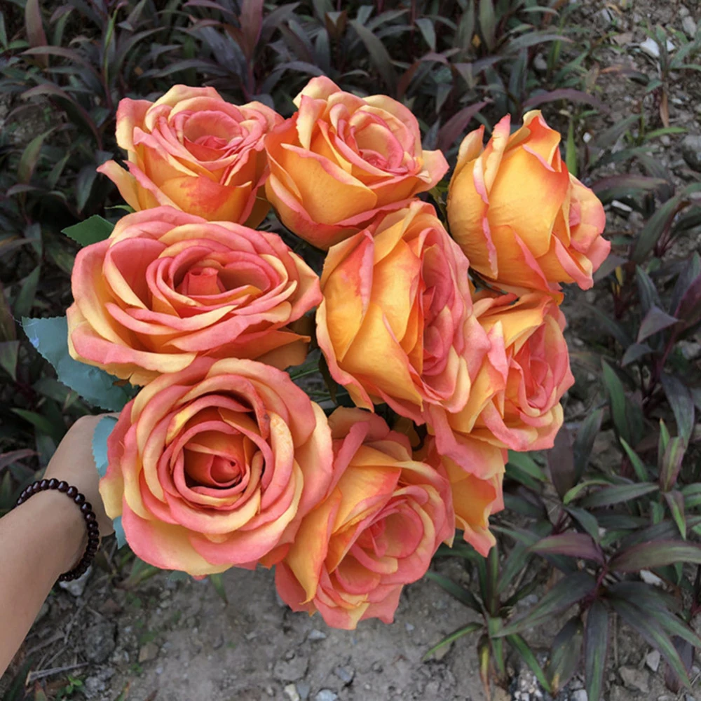 Artificial Silk Flowers Bouquet Craft Fake Flowers Floral Decor For Home Dining Table Hotel DIY Party Marriage Wedding
Artificial Silk Flowers Bouquet Craft Fake Flowers Floral Decor For Home Dining Table Hotel DIY Party Marriage Wedding