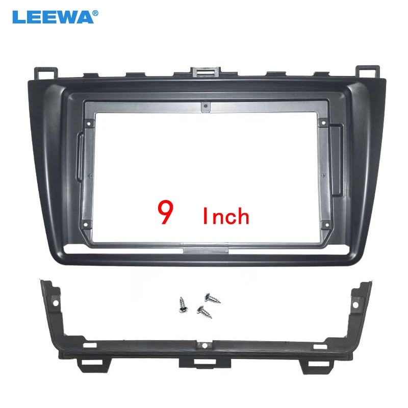 LEEWA Автомобильная аудиопанель адаптер рамы для Mazda 6 Atenza 9 дюймов Большой экран 2DIN приборная панель рамка Комплект # CA6862
LEEWA Автомобильная аудиопанель адаптер рамы для Mazda 6 Atenza 9 дюймов Большой экран 2DIN приборная панель рамка Комплект # CA6862
