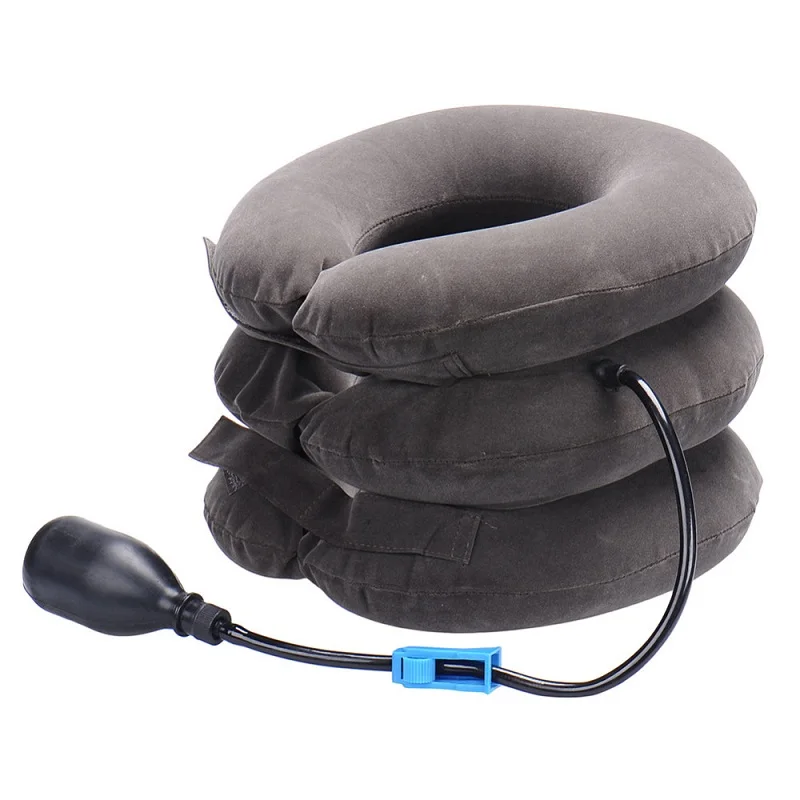 New Portable Inflatable Three-layer Cervical Neck Traction Device Collar Brace Support Pain Relief Stretcher Therapy Help Sleep
New Portable Inflatable Three-layer Cervical Neck Traction Device Collar Brace Support Pain Relief Stretcher Therapy Help Sleep
