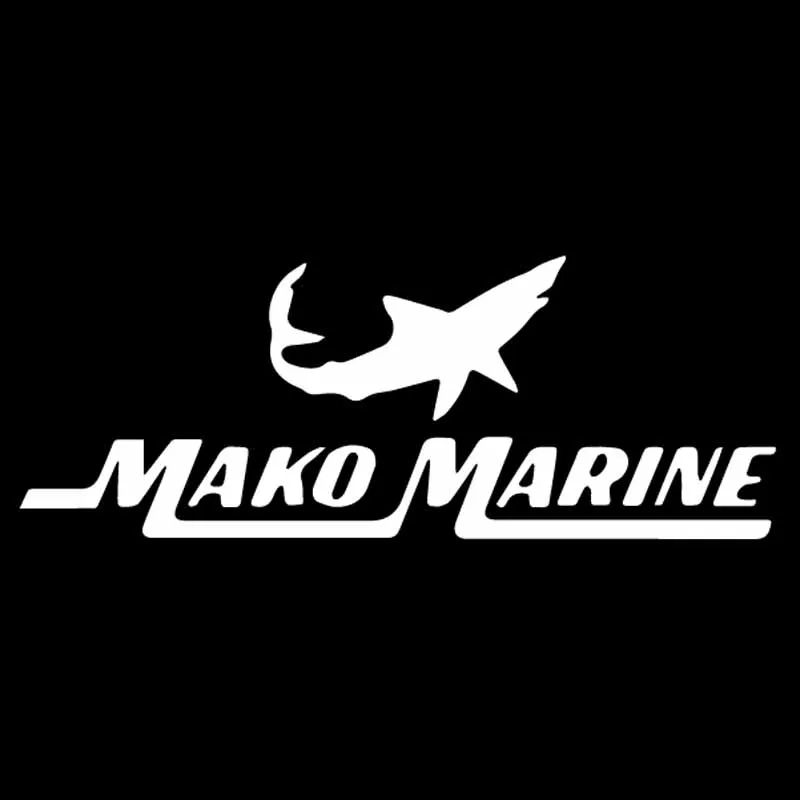 Забавная Автомобильная наклейка Mako морская рыба Акула рыбалка KK Виниловая Декор