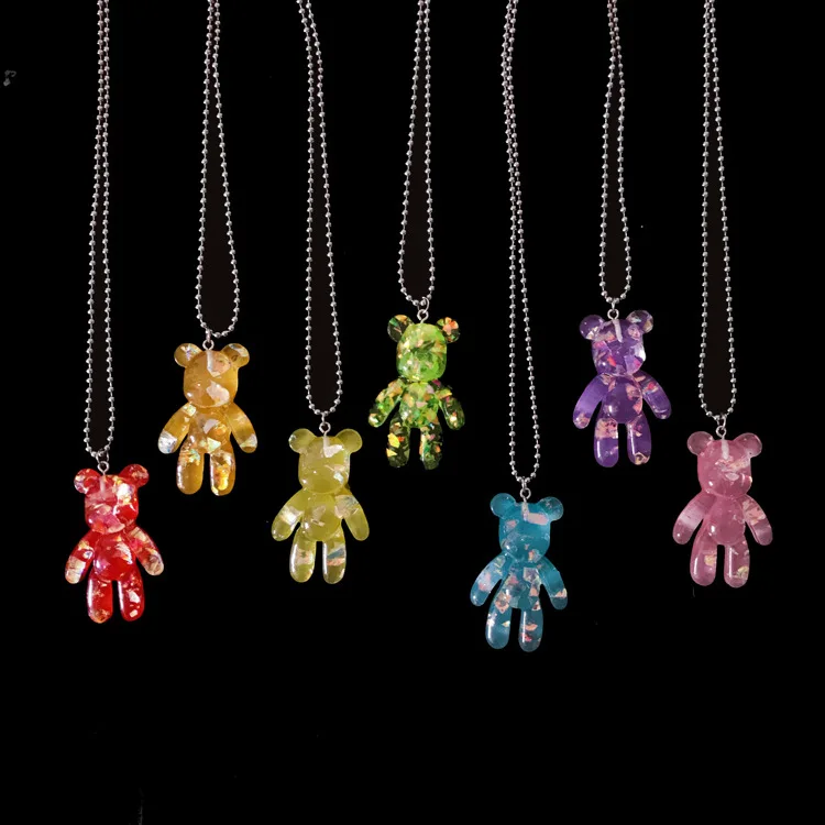 Handmade Colors Cute Judy Cartoon Bear Chain Necklaces, Candy Color Pendant For Women&Girl Daily Jewelry Party Gifts
Handmade Colors Cute Judy Cartoon Bear Chain Necklaces, Candy Color Pendant For Women&Girl Daily Jewelry Party Gifts