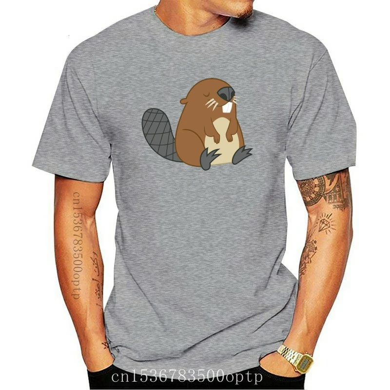 New 2021 Cute Beaver Print Men Cartoon Tops Short Sleeve Black T-shirt Breathable Cotton Shirts Simple Chic Birthday Tees
New 2021 Cute Beaver Print Men Cartoon Tops Short Sleeve Black T-shirt Breathable Cotton Shirts Simple Chic Birthday Tees