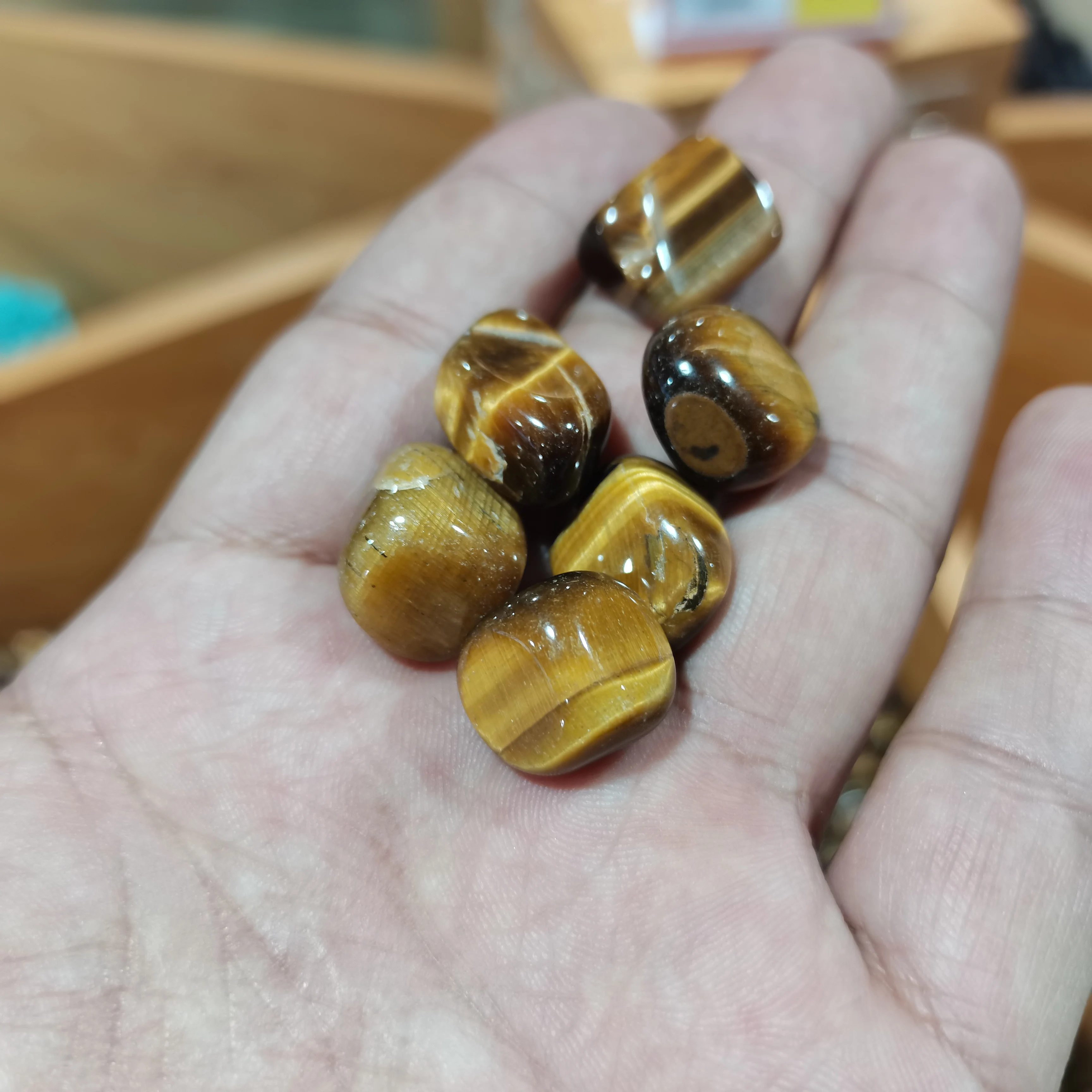 100g Natural Stone Tiger's Eye Strand Charm Bracelets Gift Beads Bracelets Accessories
100g Natural Stone Tiger's Eye Strand Charm Bracelets Gift Beads Bracelets Accessories