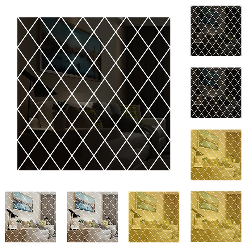 Hot Rhombus Mosaic Background Wall Mirror Wall Stickers Acrylic Living Room TV Background Decoration Removable Glass Stickers
Hot Rhombus Mosaic Background Wall Mirror Wall Stickers Acrylic Living Room TV Background Decoration Removable Glass Stickers