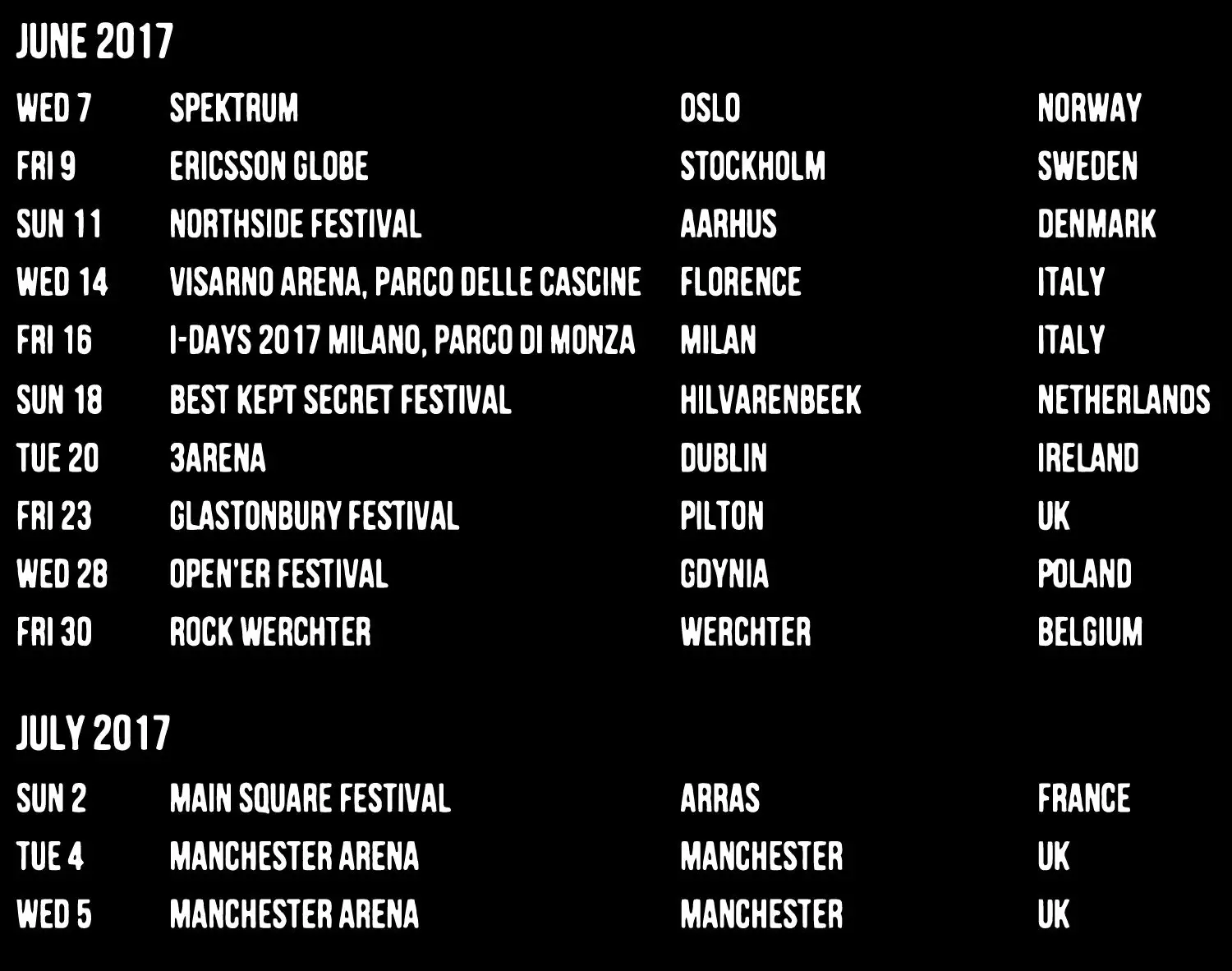 RADIOHEAD Tour 2017 Men's Black T-Shirt Size S-to-XXL Quality Print New Summer Style Cotton Top Tee Sale 100 % Cotton T Shirt
RADIOHEAD Tour 2017 Men's Black T-Shirt Size S-to-XXL Quality Print New Summer Style Cotton Top Tee Sale 100 % Cotton T Shirt