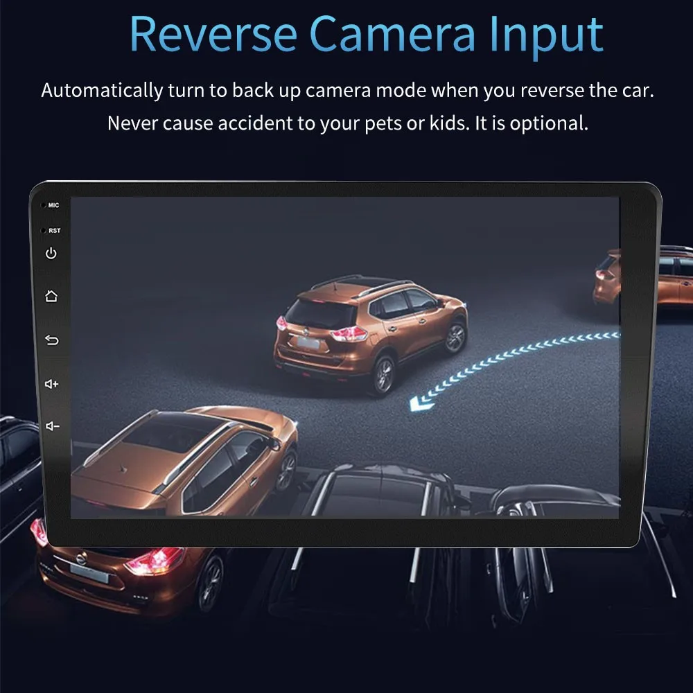 Car Multimedia Video Player Android 10.0 Auto MP5 Player 6+128G 9 inch Screen Stereo Music Radio Bluetooth GPS Navigation
Car Multimedia Video Player Android 10.0 Auto MP5 Player 6+128G 9 inch Screen Stereo Music Radio Bluetooth GPS Navigation
