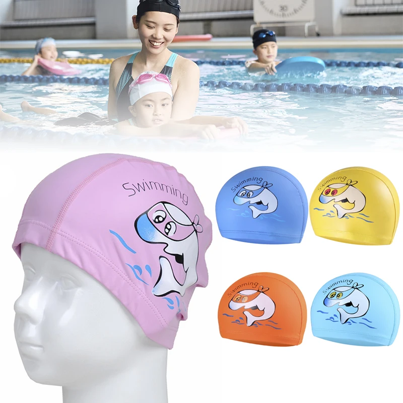 Kids' Swim Cap with Cartoon Printing Flexible Waterproof Bathing Cap Comfortable Fit for Girls Boys EDF
Kids' Swim Cap with Cartoon Printing Flexible Waterproof Bathing Cap Comfortable Fit for Girls Boys EDF