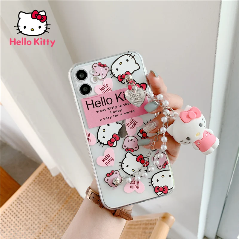 Чехол Hello Kitty для IPhone 7/8P/X/XR/XS/XSMAX/11/12Pro/12, мягкий мини-чехол с подвеской из бисера и цепочки
Чехол Hello Kitty для IPhone 7/8P/X/XR/XS/XSMAX/11/12Pro/12, мягкий мини-чехол с подвеской из бисера и цепочки