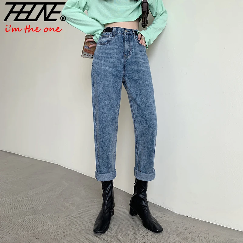 THHONE High Waist Jeans Women Denim Pants Casual Trousers Fashion New Loose Slim Baggy Jeans Pantalones De Mesclilla Para Mujer
THHONE High Waist Jeans Women Denim Pants Casual Trousers Fashion New Loose Slim Baggy Jeans Pantalones De Mesclilla Para Mujer