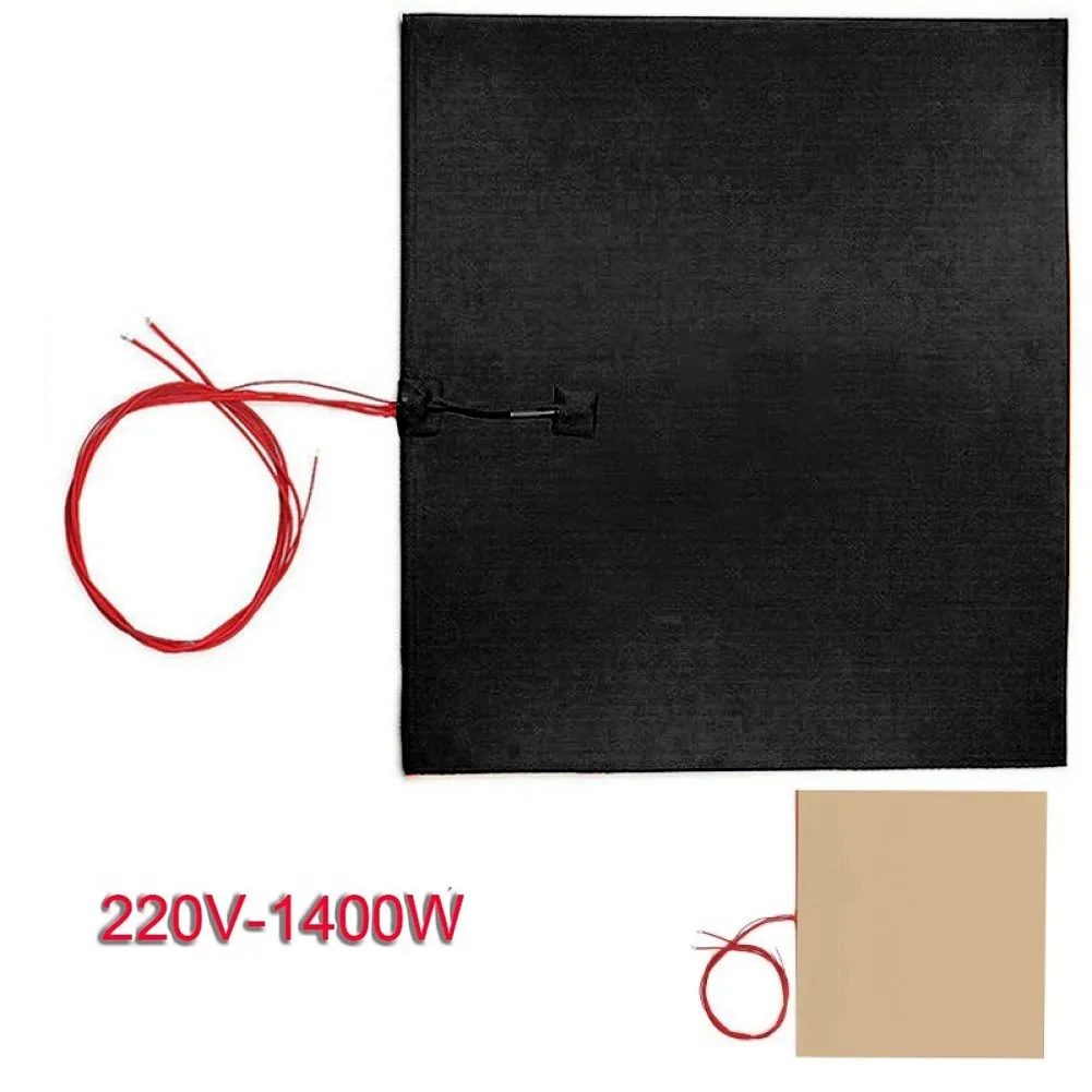 350*350MM For Heating The Heating Bed Of 3D Printer, Voltage 220V, Power 1400W, Silicone Heating Pad
350*350MM For Heating The Heating Bed Of 3D Printer, Voltage 220V, Power 1400W, Silicone Heating Pad