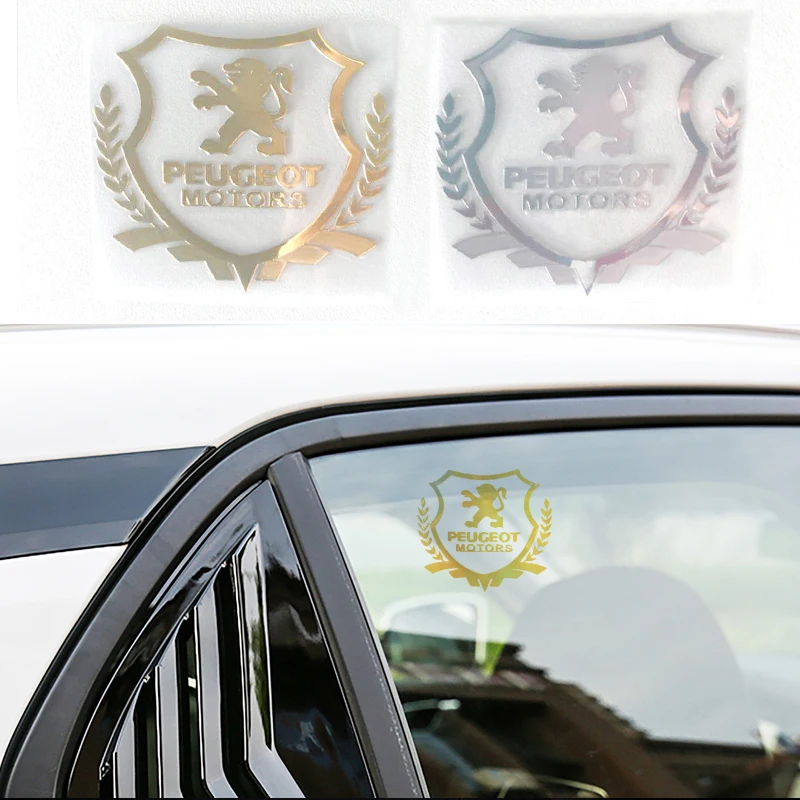 1 шт. металлическая 3d наклейка на автомобиль эмблема с знаком для Peugeot 107 108 206 207 308