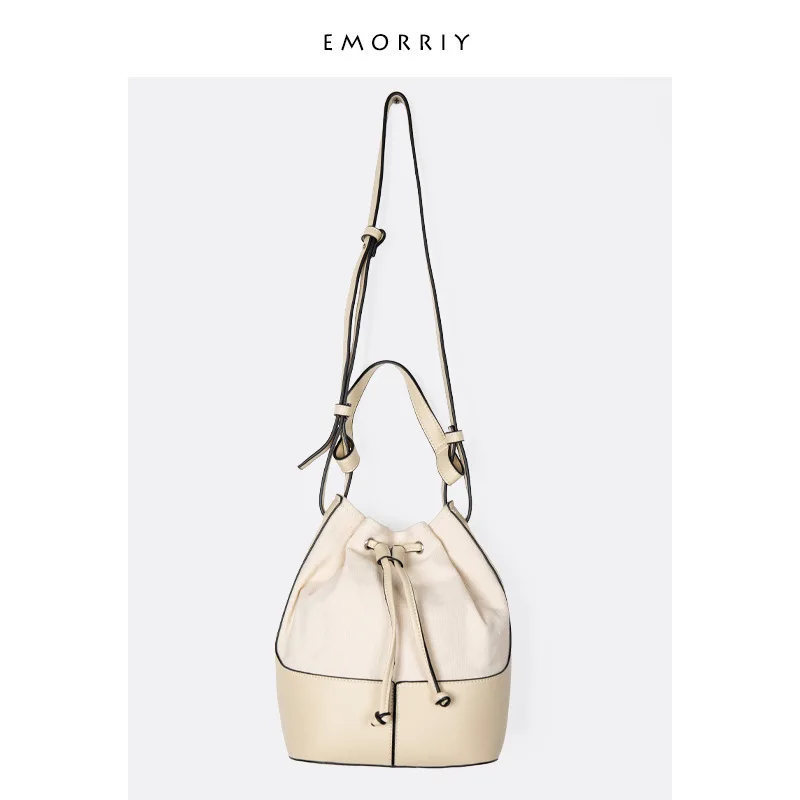 Simple Color Bucket Bag With Canvas Bag One Shoulder Slanted Tote Women's Bag Handbags Women Bags
Simple Color Bucket Bag With Canvas Bag One Shoulder Slanted Tote Women's Bag Handbags Women Bags