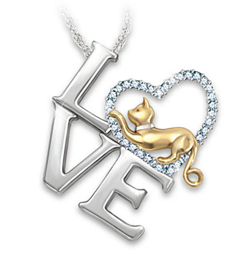 Popular Fashion Creative Love Letter Necklace Pendant Women Charm Romantic Wedding Accessories Jewelry Gifts for Girlfriend
Popular Fashion Creative Love Letter Necklace Pendant Women Charm Romantic Wedding Accessories Jewelry Gifts for Girlfriend