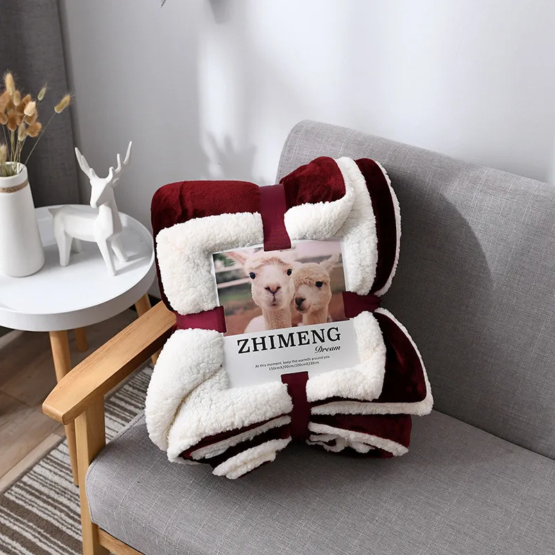 Coffee Winter Thick Blanket Cashmere Flannel AB Side Blanket Warm Blankets Fleece Super Soft Throw Bedspread On Sofa Bed Travel
Coffee Winter Thick Blanket Cashmere Flannel AB Side Blanket Warm Blankets Fleece Super Soft Throw Bedspread On Sofa Bed Travel