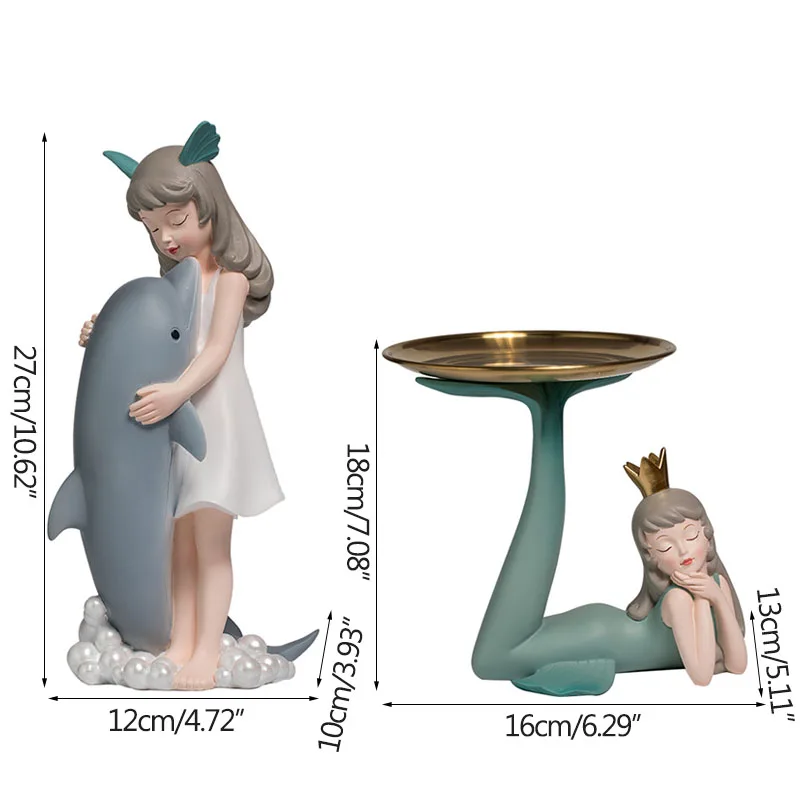Nordic Luxury Bubble Mermaid Figurine Tray Modern Art Resin Character Fruit Tray Ornament Home Decoration Accessories Room Decor
Nordic Luxury Bubble Mermaid Figurine Tray Modern Art Resin Character Fruit Tray Ornament Home Decoration Accessories Room Decor