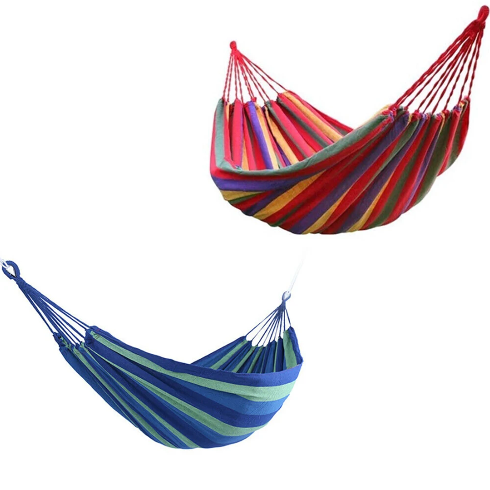 1 Pcs Portable Hammock Outdoor Hammock Garden Sports Home Travel Camping Swing Canvas Stripe Hang Bed Hammock
1 Pcs Portable Hammock Outdoor Hammock Garden Sports Home Travel Camping Swing Canvas Stripe Hang Bed Hammock
