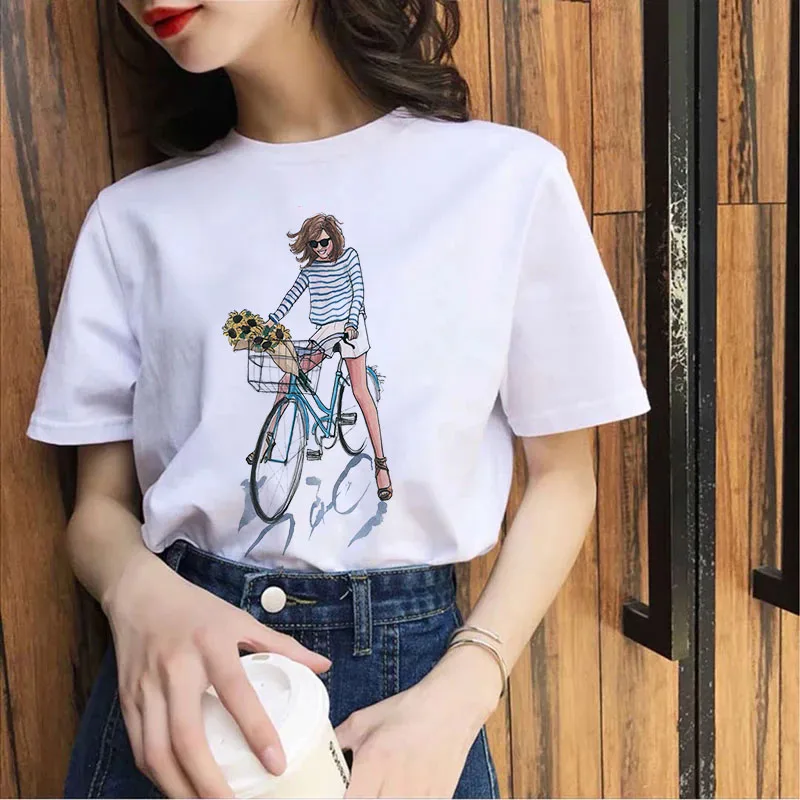 Summer T-shirts 2021 New Cartoon Graphics t shirts Fashion Short sleeve Ladies T shirt Casual Tops For Women Oversize 3XL
Summer T-shirts 2021 New Cartoon Graphics t shirts Fashion Short sleeve Ladies T shirt Casual Tops For Women Oversize 3XL