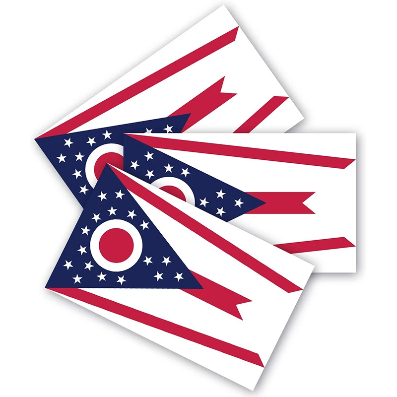 Ohio Flag Bumper Stickers 3 Pieces, Made of Durable Waterproof Material, Motorcycle Helmet Trunk Stickers, Auto Parts Decoration
Ohio Flag Bumper Stickers 3 Pieces, Made of Durable Waterproof Material, Motorcycle Helmet Trunk Stickers, Auto Parts Decoration