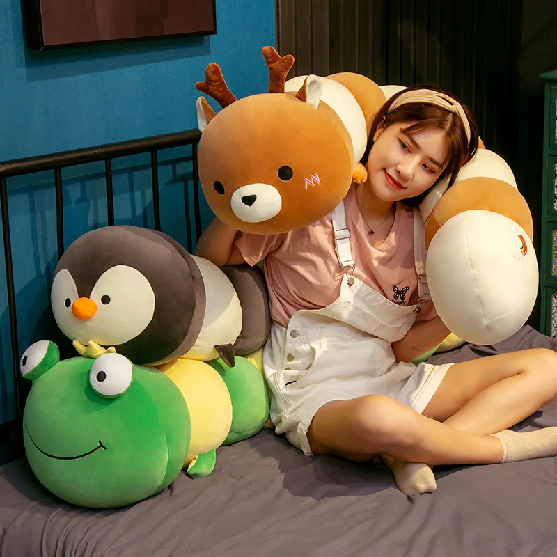 1pc 80/100CM Cartoon Penguin Frog Deer Plush Toys Stuffed Soft Animal Doll Long Sleeping Pillow for Children Kids Birthday Gift
1pc 80/100CM Cartoon Penguin Frog Deer Plush Toys Stuffed Soft Animal Doll Long Sleeping Pillow for Children Kids Birthday Gift