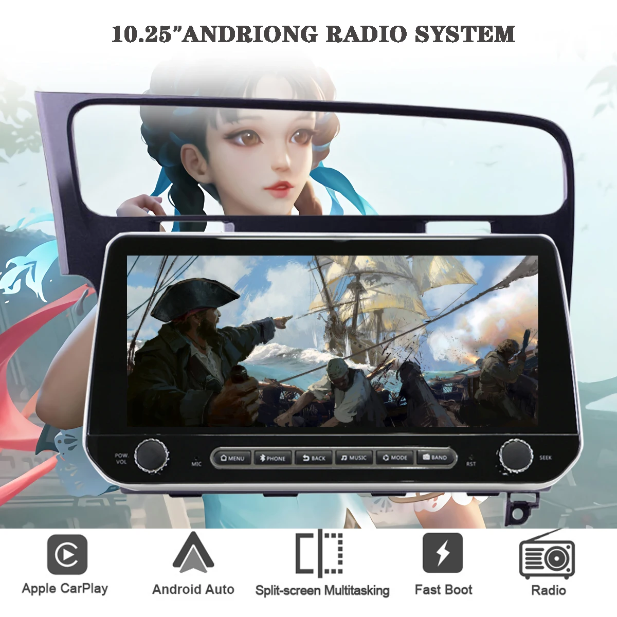 Android 11 For Volkswagen VW Golf 2012 2020 Car Radio Multimedia Video Player Navigation GPS RDS Tape Recorder PC Tablet Carplay
Android 11 For Volkswagen VW Golf 2012 2020 Car Radio Multimedia Video Player Navigation GPS RDS Tape Recorder PC Tablet Carplay