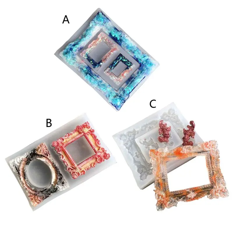 Handmade Photo Frame Resin Mold Silicone Picture Frame Fondant Mold Art Craft H37C
Handmade Photo Frame Resin Mold Silicone Picture Frame Fondant Mold Art Craft H37C