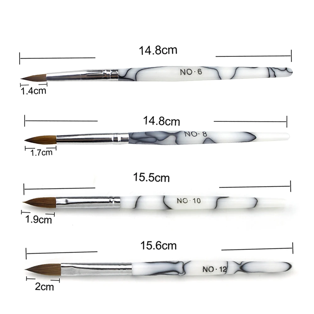 Kolinsky Nail Brush For Acrylics Powder Nail Art Builder Brushes Oval Pure Sable Nail UV Gel Pen Metal Handle For Nail Brushes
Kolinsky Nail Brush For Acrylics Powder Nail Art Builder Brushes Oval Pure Sable Nail UV Gel Pen Metal Handle For Nail Brushes