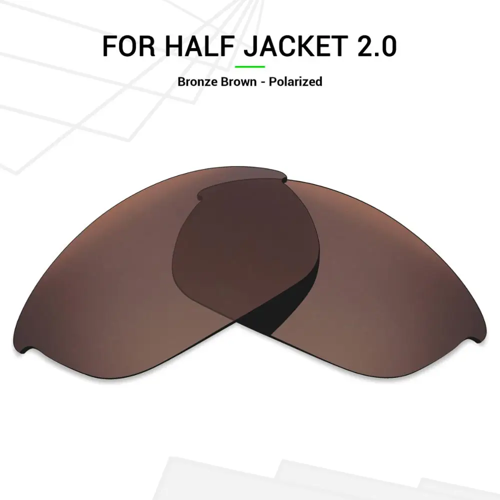 Mryok поляризованные Сменные линзы для солнцезащитных очков Oakley Half Jacket 2 0 бронзовый
